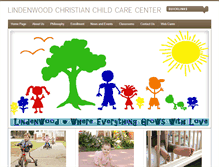 Tablet Screenshot of childcare.lindenwoodcc.net